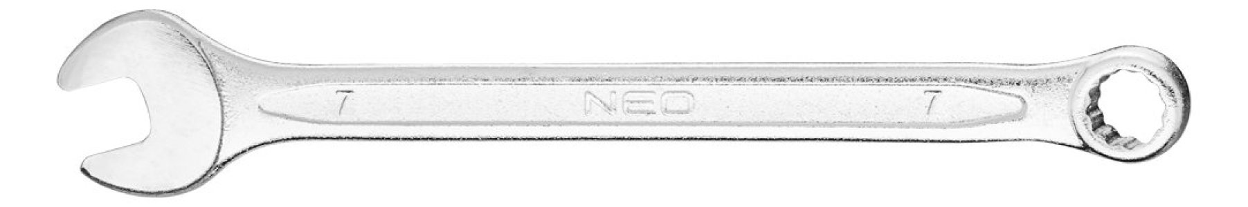 Klucz płasko-oczkowy 7 x 110 mm