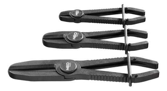 Szczypce zaciskowe z tworzywa 3 szt. zakres 1: 1/4 NEO Tools 11 224 