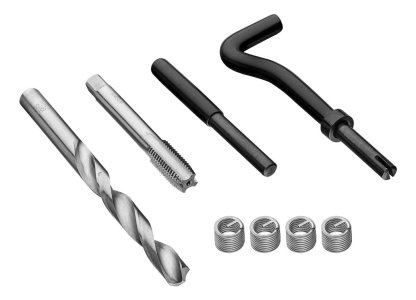 Zestaw do naprawy gwintów M12 komplet zawiera: reperaturki gwintu