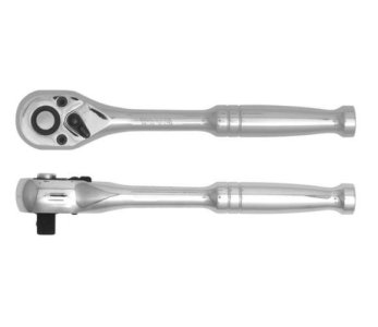 GRZECHOTKA 3/8 RACZKA CHROM POLYSK  72 ZEBY SZT YATO