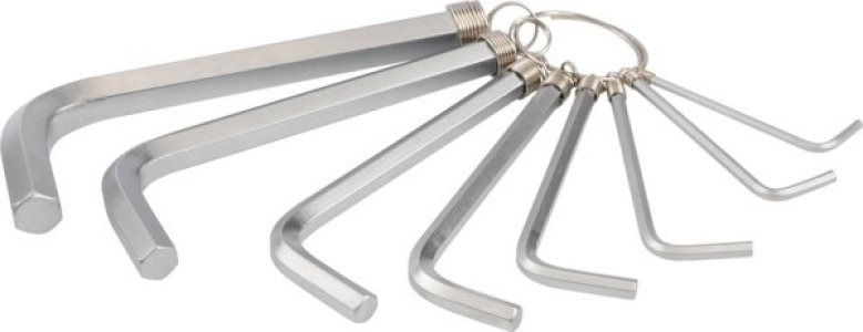 KPL.KLUCZY IMBUS HEX 8CZ. YATO YT-0503 2.0-10MM CRV 