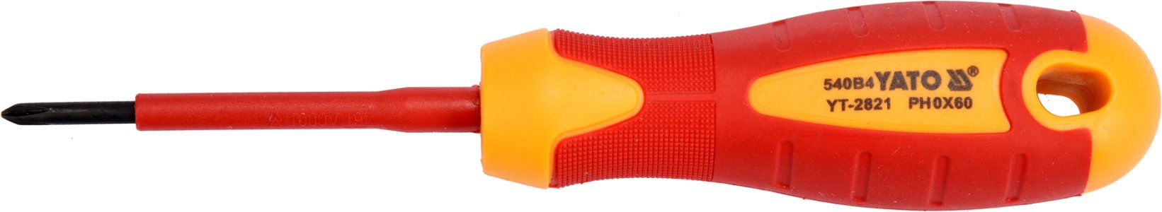 WKRETAK KRZYZAK PH0X60MM ELEKTRYCZNY IZOLOWANY 1000V MAGNETYCZNY YATO SZT YATO