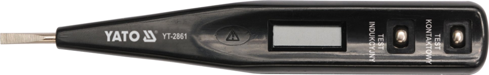 WSKAZNIK NAPIECIA 12-250V LCD CZARNY SZT YATO