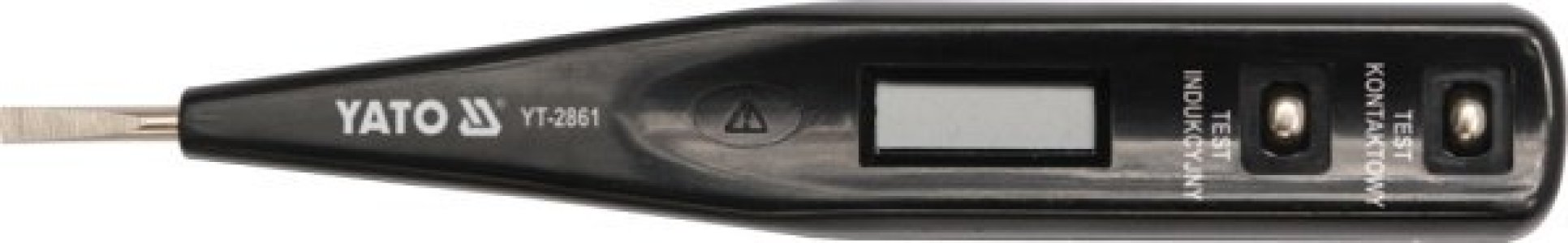 WSKAZNIK NAPIECIA 12-250V LCD CZARNY SZT YATO