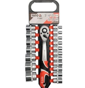 ZESTAW NASADEK Z GRZECHOTKA 1/2CAL 19 CZESCI SZT YATO