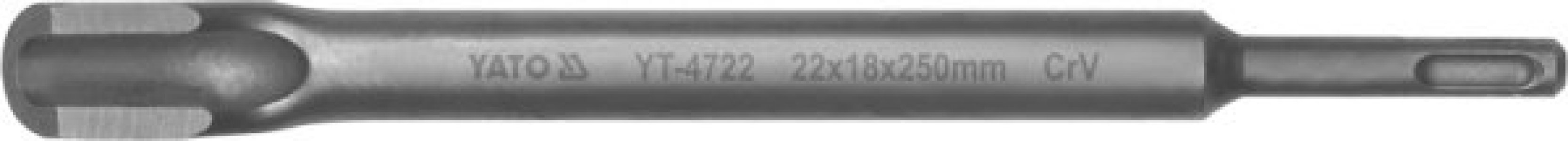 BRUZDOWNIK SDS PLUS 22X18X250MM CRV SZT YATO