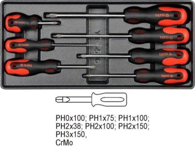 WKLADKA DO SZUFLADY-WKRETAKI 7CZ. SZT YATO