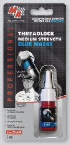 ŚRODEK DO ZABEZPIECZENIA GWINTÓW NIEBIESKI ŚREDNI