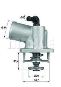 Termostat BEHR TI 55 92D 1338331