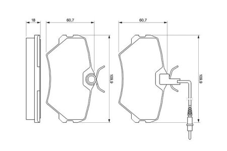 Klocki hamulcowe BOSCH 0986424217 7701203967