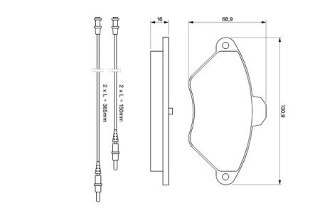 Klocki hamulcowe BOSCH 0986424278 425113