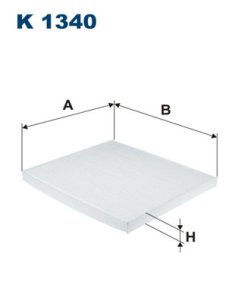 Filtr powietrza kabinowy FILTRON K1340 CU26017