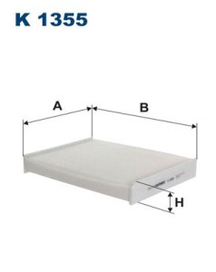 Filtr powietrza kabinowy FILTRON K1355 CU25003