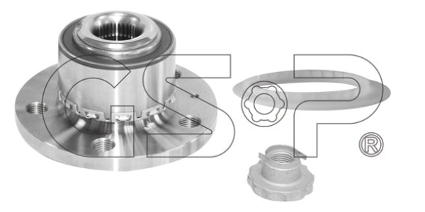 Łożysko. zestaw naprawczy piasty GSP 9336001K 6Q0407621AC