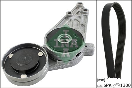 Zestaw paska klinowego wielorowkowego INA 529009610 