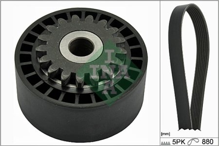 Zestaw paska klinowego wielorowkowego INA 529017210 7701477539