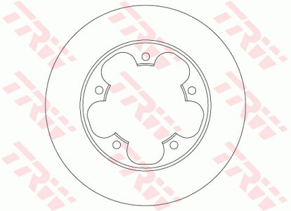 Tarcza hamulcowa TRW DF6748 1815599