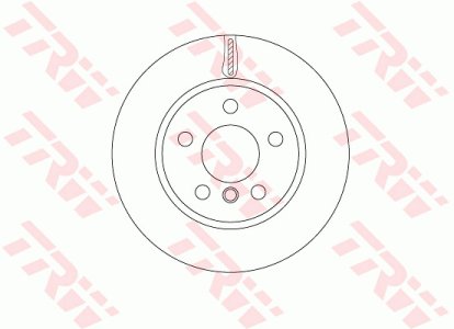 Tarcza hamulcowa TRW DF6799 34116866295