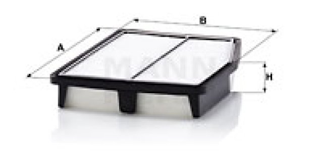 Filtr powietrza MANN-FILTER C27042 