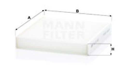 Filtr kabinowy MANN-FILTER CU22023 