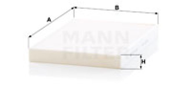 Filtr powietrza kabinowy MANN-FILTER CU31003 
