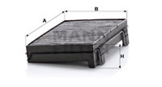 Filtr powietrza kabinowy MANN-FILTER CUK26018 