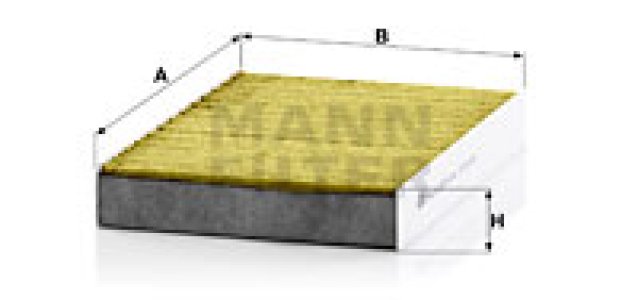 Filtr powietrza kabinowy MANN-FILTER FP25003 CUK25003