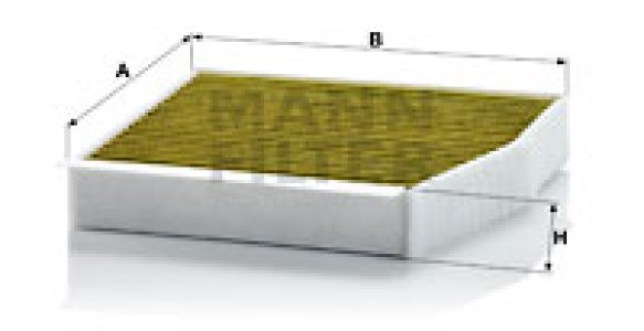 Filtr powietrza kabinowy MANN-FILTER FP26007 CUK26007