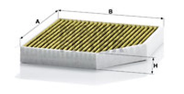 Filtr powietrza kabinowy MANN-FILTER FP2641 