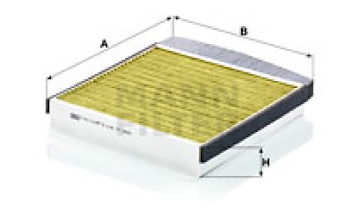 Filtr kabinowy MANN-FILTER FP2855 CU2855