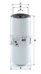 Filtr paliwa MANN-FILTER WK14001 