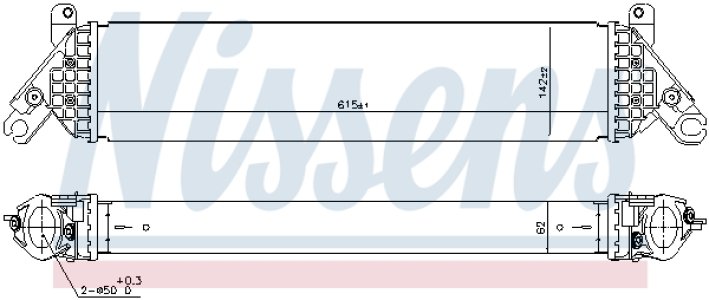 Intercooler NISSENS 96485 SH0113565B
