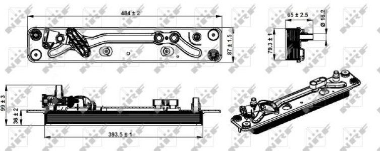Chłodnica oleju NRF 31285 17217553389