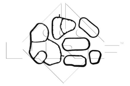 Chłodnica oleju NRF 31333 1103L1