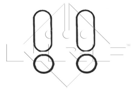 Chłodnica oleju NRF 31338 9672654380