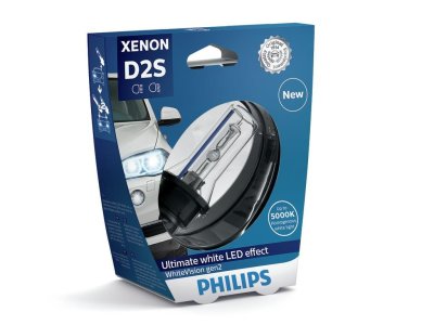 ŻARÓWKA XENON D2S 35W 85V PHILIPS 85122WHV2S1 WHITE VISION GEN2