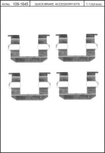 Zest. mont. klocków hamulcowych QUICK BRAKE 109-1645 5811645000