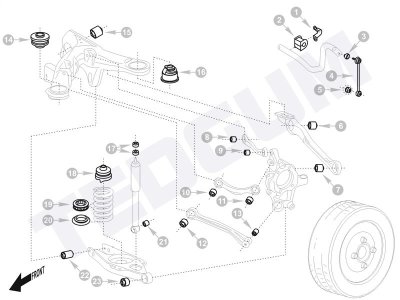 Silentblok wahacza TEDGUM 00414129 2203521365
