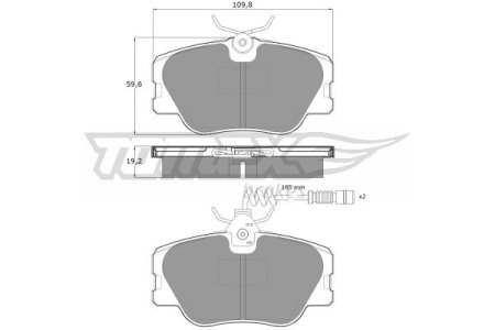 Klocki hamulcowe TOMEX 10211 20941193