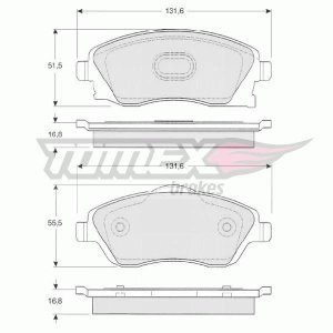 Klocki hamulcowe TOMEX 1299 23225170