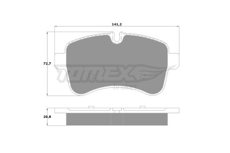Klocki hamulcowe TOMEX 1600 29232210