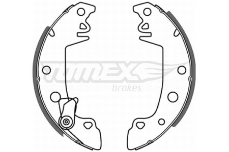 Szczęki hamulcowe TOMEX 2128 7701201221