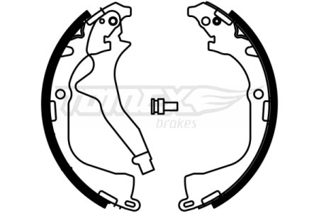 Szczęki hamulcowe TOMEX 2303 2H0698525