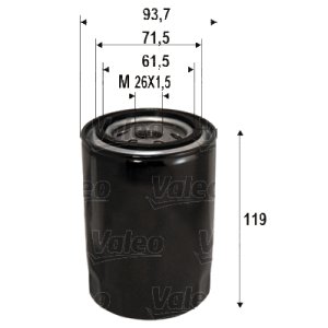 Filtr oleju VALEO 586090 W93026