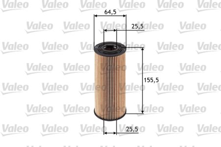 Filtr oleju VALEO 586502 HU7262X