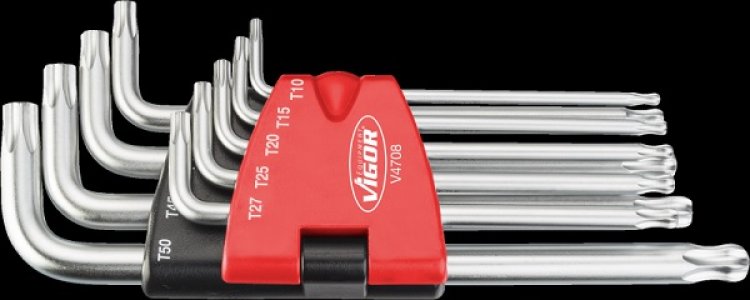 ZESTAW WKRĘTAKÓW KĄTOWYCH TORX