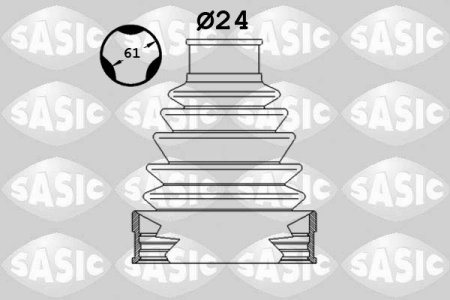Osłona przegubu SASIC 1904018 7701209257