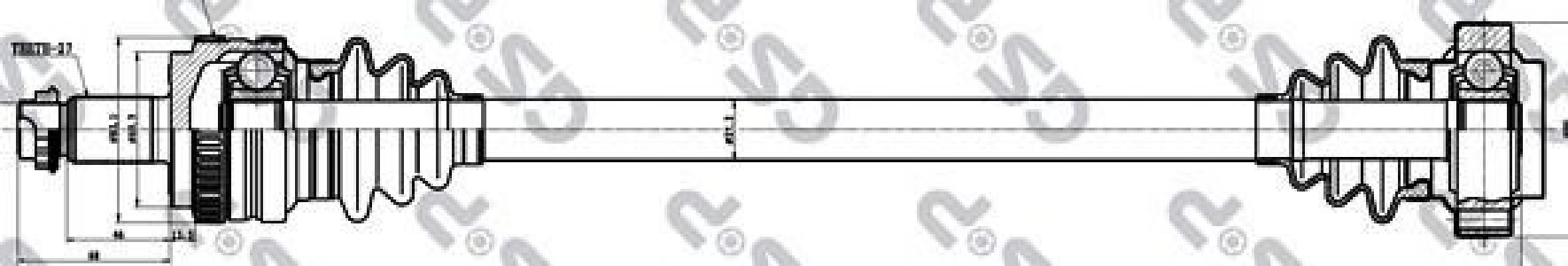 PÓŁOŚ NAPĘDOWA BMW