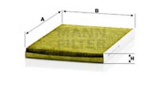 Filtr kabinowy MANN-FILTER FP2882 