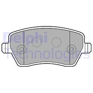 Klocki hamulcowe DELPHI LP1865 5581062J00